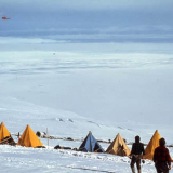 Recovery party accommodation, Mt Erebus