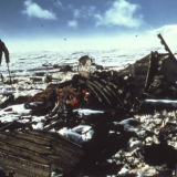 Crash site on Mt Erebus