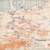 Movement of prisoners of war (map)