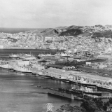 Idle ships during 1951 waterfront dispute