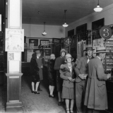 Railway station booking office