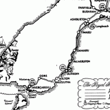 Royal tour route, Ashburton-Bluff, 1954