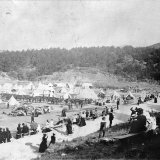 Newtown Park military camp, 1900 