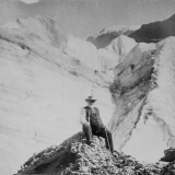 Premier Richard Seddon on Franz Josef Glacier 