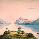 Lake Waikaremoana painting