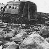 Wreckage of carriage at Tangiwai