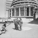 Maori challenge at Parliament, 1975