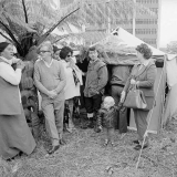 Maori land marchers camp, 1975
