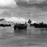 Mock military landing at Mahia