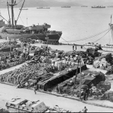 American supplies on Wellington wharves