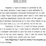 Governor-General's advice on guards of honour