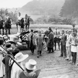 Student guard of honour for Lord Bledisloe
