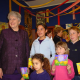 Dame Silvia Cartwright visiting school