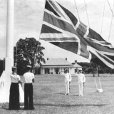 Waitangi flagpole