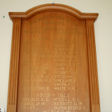 Tapanui RSA roll of honour board