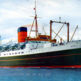 Postcard of the ferry <em>Maori</em>