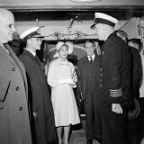 Thai royals aboard the <em>Rangatira</em>
