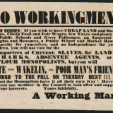 1853 electoral poster