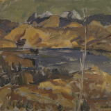 View towards Mount Richmond, Toss Woollaston
