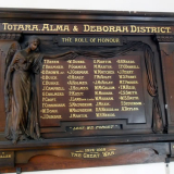 Tōtara memorial roll of honour boards