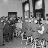 United States servicemen at Hotel Cecil