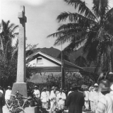 Unveiling of soldiers' memorial, Avarua