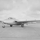 Vampire jet at Ōhakea 