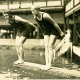Olympians Gwitha Shand and Violet Walrond