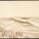 Meremere from Whangamarino Redoubt