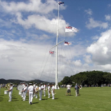 Flags flying on Waitangi Day