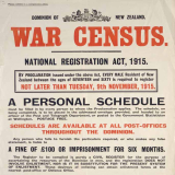First World War census and conscription