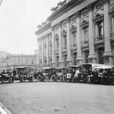 Wellington Town Hall during the influenza pandemic