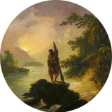 A view in Dusky Bay by William Hodges