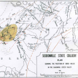 Plan showing coal at Charming Creek