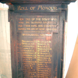 Southland NZ Railways roll of honour board