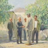 <em>A soldier returns</em>, by Ion Brown