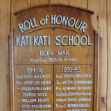 Katikati School roll of honour