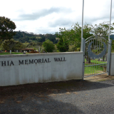 Kawhia cemetery memorial wall