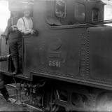 Locomotive at Louvencourt, 1918