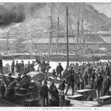 Immigrants landing at Lyttelton 