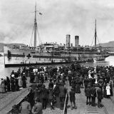 The <em>Maheno</em> brings patients to Lyttelton