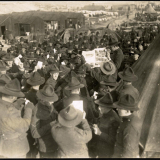 Mail delivery at Etaples