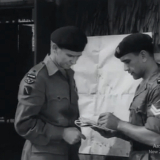 Jungle patrol by SAS squadron, 1956