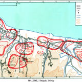 Map of Maleme area, 20 May 1941