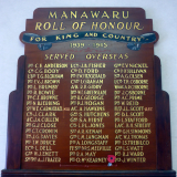 Manawarū roll of honour