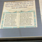 Mangaroa School roll of honour board