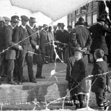Māori contingent soldiers leaving for camp