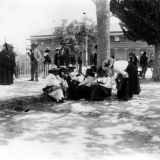 Māori voters at Rotorua, about 1908