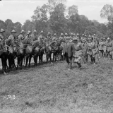 Prime Minister Massey inspects the Otago Mounted Rifles