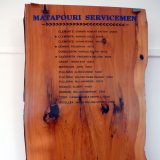 Matapōuri roll of honour